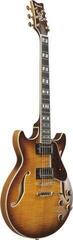 Semi-Acoustic Guitar Ibanez AM153FM-ATT Antique Tobacco Burst Semi-Acoustic Guitar - 2