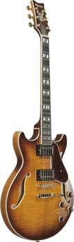 Semi-Acoustic Guitar Ibanez AM153FM-ATT Antique Tobacco Burst Semi-Acoustic Guitar - 3