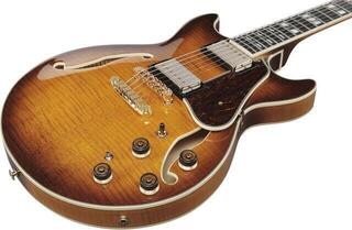 Semi-Acoustic Guitar Ibanez AM153FM-ATT Antique Tobacco Burst Semi-Acoustic Guitar - 5