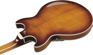 Semi-Acoustic Guitar Ibanez AM153FM-ATT Antique Tobacco Burst Semi-Acoustic Guitar - 6