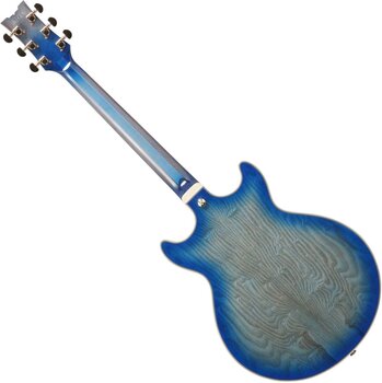 Polu-akustična gitara Ibanez AM93QA-JBB Jet Blue Burst Polu-akustična gitara - 2