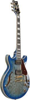Polu-akustična gitara Ibanez AM93QA-JBB Jet Blue Burst Polu-akustična gitara - 3