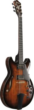 Semi-Acoustic Guitar Ibanez ASH300-TBC Tobacco Brown Semi-Acoustic Guitar - 3