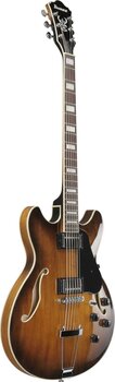 Semi-Acoustic Guitar Ibanez AS7328-TBC Baritone Tobacco Brown Semi-Acoustic Guitar - 3