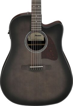 electro-acoustic guitar Ibanez AAD70CE-TBN Transparent Charcoal Burst electro-acoustic guitar - 4