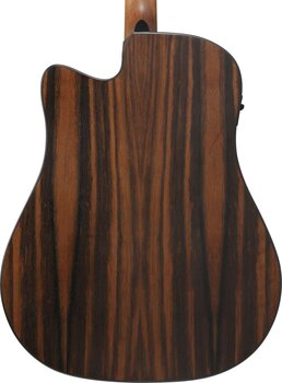 electro-acoustic guitar Ibanez AAD70CE-TBN Transparent Charcoal Burst electro-acoustic guitar - 5