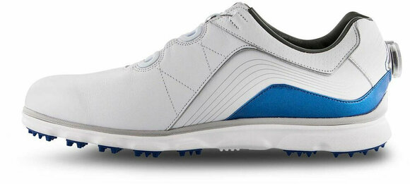 Chaussures de golf pour hommes Footjoy Pro SL BOA Blanc-Bleu 42,5 - 2