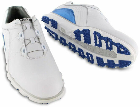 Men's golf shoes Footjoy Pro SL BOA White-Blue 44,5 - 4
