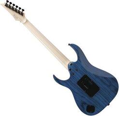 Electric guitar Ibanez RG653DX-TDF Transparent Deep Blue Flat Electric guitar - 1