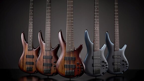 Baixo de 5 cordas Ibanez SR505AL-MHL Mahogany Brown Burst Low Gloss Baixo de 5 cordas - 12