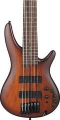 Basse 6 cordes Ibanez SR506A-MHL Mahogany Brown Burst Low Gloss Basse 6 cordes - 3