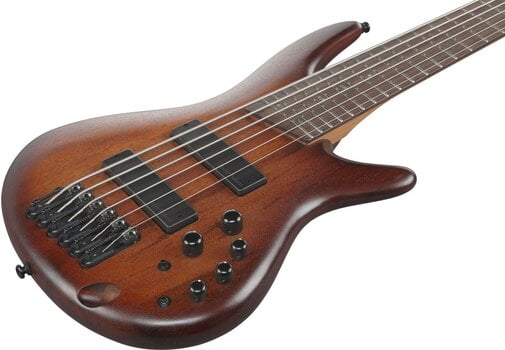 6-string Bassguitar Ibanez SR506A-MHL Mahogany Brown Burst Low Gloss 6-string Bassguitar - 6