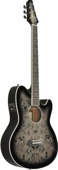 electro-acoustic guitar Ibanez TCY10PA-BKB Transparent Brown Black Burst electro-acoustic guitar - 3