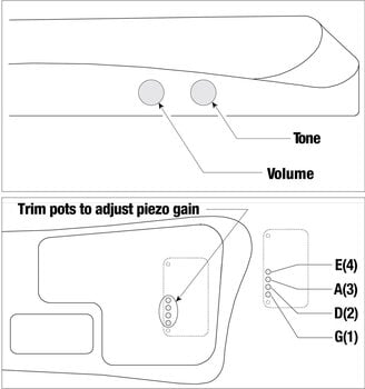 Contrebasse électrique Ibanez UB804-BUL Black Ice Burst Contrebasse électrique - 17