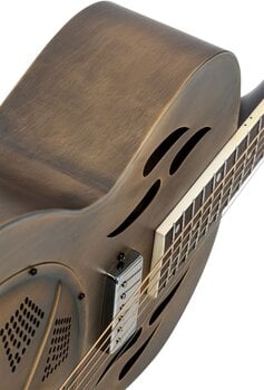 Guitarra resonadora Ortega RRG60E Antique Brushed Metal Guitarra resonadora - 11