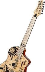 Класическа китара с предусилвател Ortega RTPG-LS2 4/4 Flamed Maple Bermuda Класическа китара с предусилвател - 6