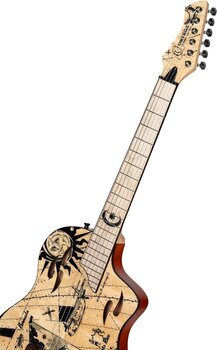 Classical Guitar with Preamp Ortega RTPG-LS2 4/4 Flamed Maple Bermuda Classical Guitar with Preamp - 7