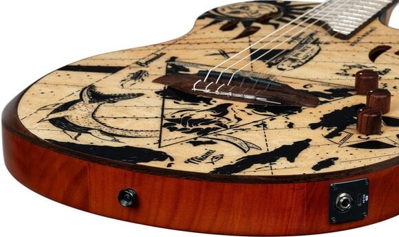 Classical Guitar with Preamp Ortega RTPG-LS2 4/4 Flamed Maple Bermuda Classical Guitar with Preamp - 13