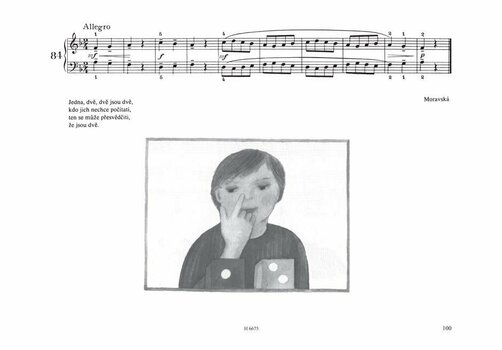 Music sheet for pianos Ludmila Šimková Klavírní prvouka Music Book - 6