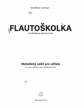 Παρτιτούρα για Πνευστά Όργανα Šťastná - Kvapil Flautoškolka - Metodický sešit pro učitele Μουσικές νότες - 2