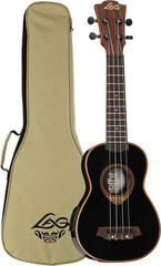 Soprano ukulele LAG BABYTKU-118SE Black Soprano ukulele - 1