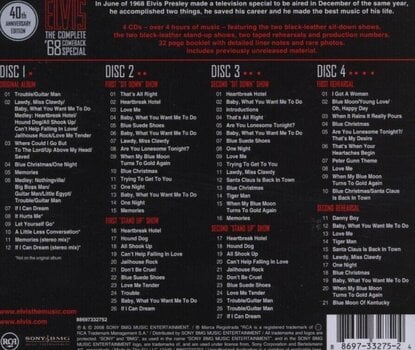 Musiikki-CD Elvis Presley - The Complete '68 Comeback Special (Reissue) (Remastered) (4 CD) - 2