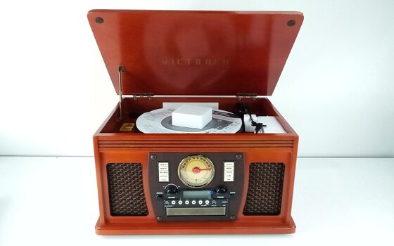 Retro-pladespiller Victrola Navigator Brown Retro-pladespiller (Så godt som nyt) - 2