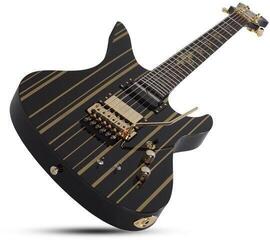 Chitarra Elettrica Schecter Synyster Custom-S Black/Gold Pinstripes Chitarra Elettrica - 1