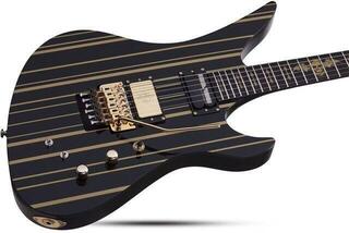 Chitarra Elettrica Schecter Synyster Custom-S Black/Gold Pinstripes Chitarra Elettrica - 2