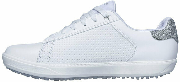 Pantofi de golf pentru femei Skechers GO GOLF Drive Alb-Argintiu 36,5 - 5