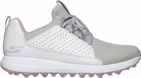 Damskie buty golfowe Skechers GO GOLF Max - Mojo White/Grey/Pink 38,5 - 4