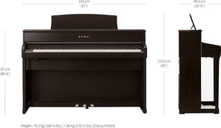 Skaitmeninis pianinas Kawai CA701R - 7