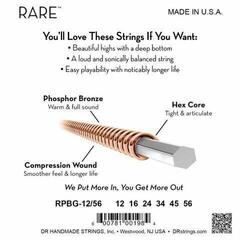 Струни для акустичної гітари DR Strings RPBG-12 Rare Струни для акустичної гітари - 3
