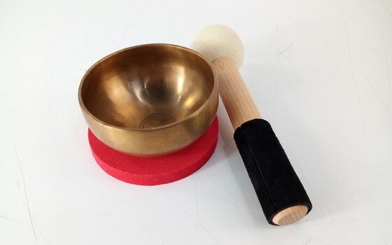 Perkusia pre muzikoterapiu a meditáciu Sela Harmony Tibetská spievajúca miska 12 cm (Zánovné) - 2