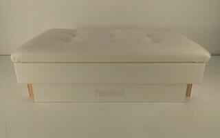 Puinen piano jakkara Pianonova BCDPS-W Puinen piano jakkara jossa säilytystilaa White (Uudenveroinen) - 3