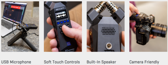 Portable Digital Recorder Zoom H1essential/WSH-1e Bundle Portable Digital Recorder - 9