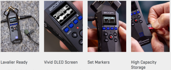Portable Digital Recorder Zoom H1essential/WSH-1e Bundle Portable Digital Recorder - 10