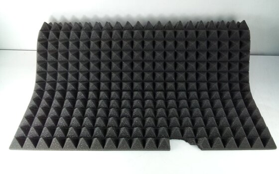 Absorpčný penový panel Mega Acoustic PA-PMP5 100x100x5 Dark Gray Absorpčný penový panel (Poškodené) - 4
