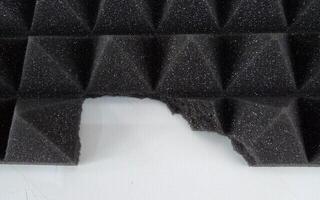 Chłonny panel piankowy Mega Acoustic PA-PMP5 100x100x5 Dark Gray Chłonny panel piankowy (Uszkodzone) - 4