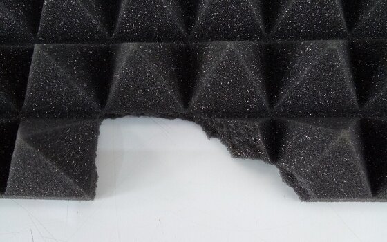 Absorpčný penový panel Mega Acoustic PA-PMP5 100x100x5 Dark Gray Absorpčný penový panel (Poškodené) - 5