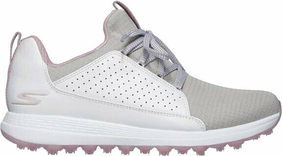 Calçado de golfe para mulher Skechers GO GOLF Max - Mojo White/Grey/Pink 36,5 - 4
