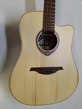 Akustická gitara LAG Tramontane T70DC Natural Satin Akustická gitara (Poškodené) - 2