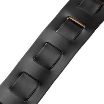 Guitar strap Levy's Amped Leather Black Guitar strap - 2