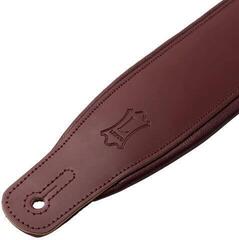 Guitar strap Levy's Amped Leather Burgundy Guitar strap - 1