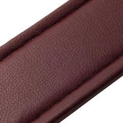 Guitar strap Levy's Amped Leather Burgundy Guitar strap - 3