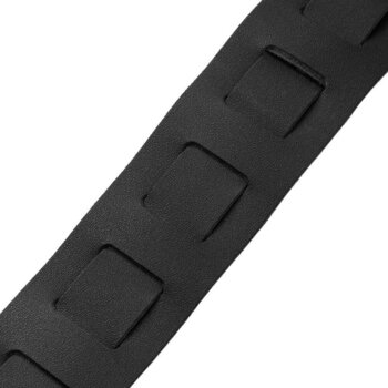 Guitar strap Levy's Amped Leather Matte Black Guitar strap - 3