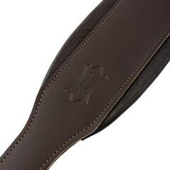 Guitar strap Levy's Amped Leather Dark Brown Guitar strap - 1
