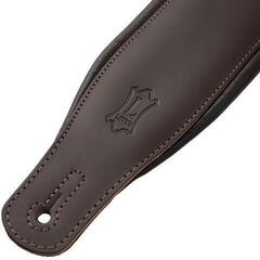 Guitar strap Levy's Amped Leather Dark Brown Guitar strap - 1