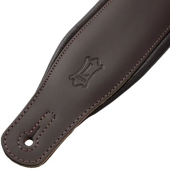 Guitar strap Levy's Amped Leather Dark Brown Guitar strap - 2