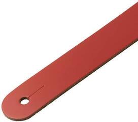 Guitar strap Levy's Amped Leather Red/White Guitar strap - 4